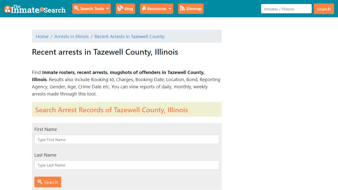 Recent arrests in Tazewell County, Illinois | Mugshots, Rosters ...